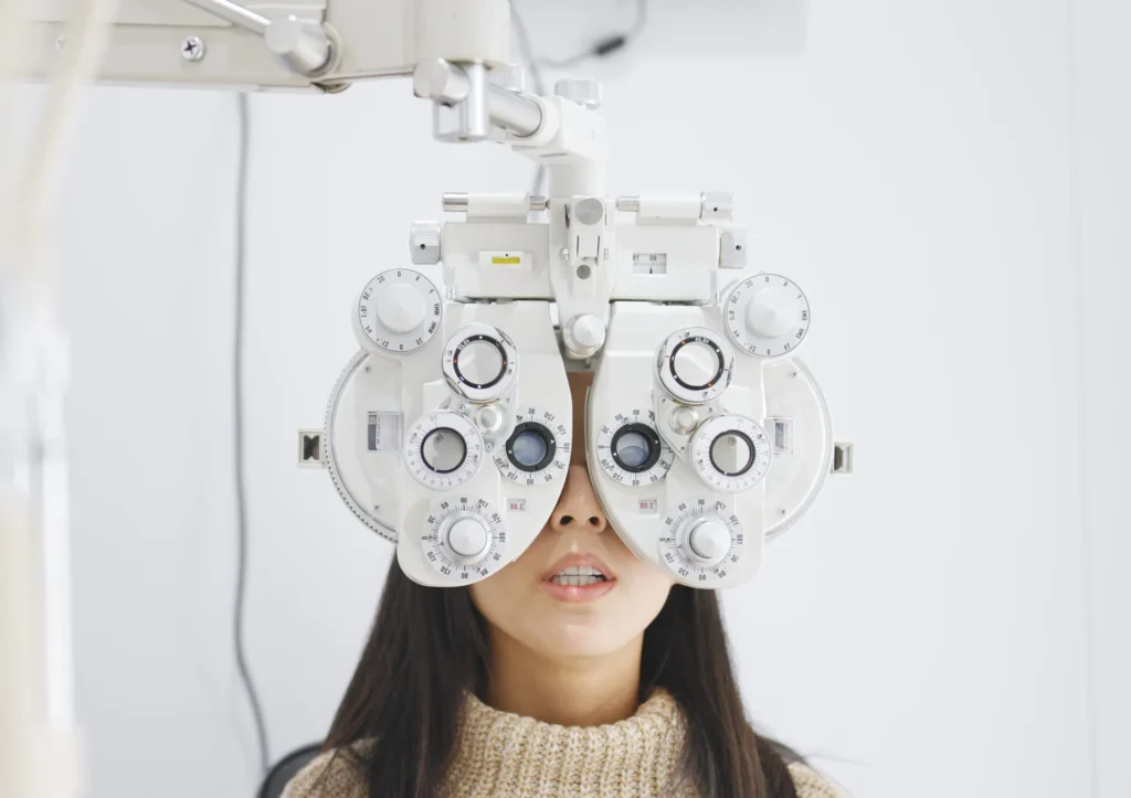 Verwendet Zylinderlinsen in der Optometrie